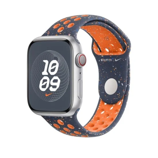Apple Watch Strap 45Mm Flame Nike Sport Band - Blue